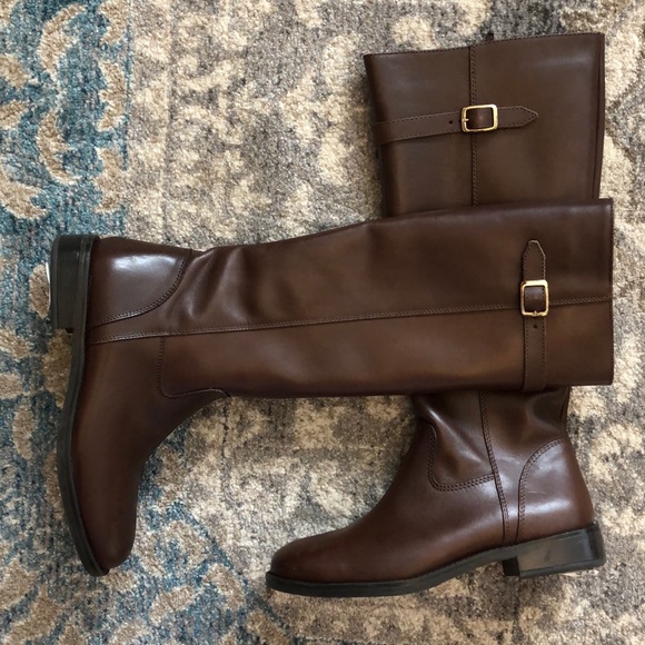 Italian Shoemakers Antonia Leather Boot in brown - Picture 2 of 8